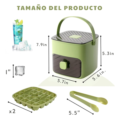Contenedor de Hielo con Bandeja