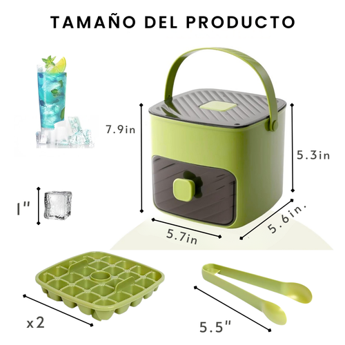 Contenedor de Hielo con Bandeja