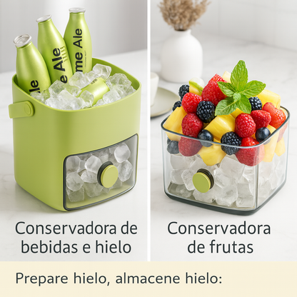 Contenedor de Hielo con Bandeja